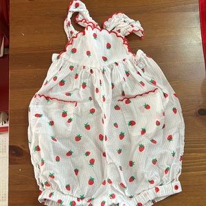 Stella McCartney strawberry romper